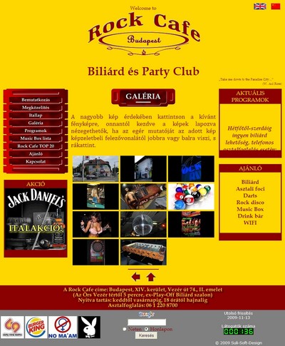 Rock Cafe Bilird s Party Club - Budapest